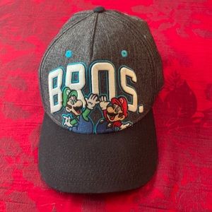 Super Mario brothers bros SnapBack hat Luigi